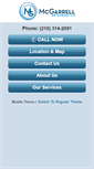 Mobile Screenshot of mcgarrellorthodontics.com